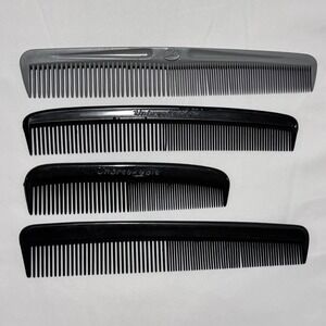 VINTAGE Comb Lot UNBREAKABLE, Goody & Misc Lot of 4 Men's Hair Combs